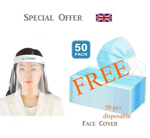 Clear face shield with - 5,