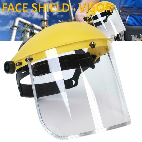 Full face shield clear - full, flip