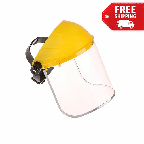 Full face shield - full, clear