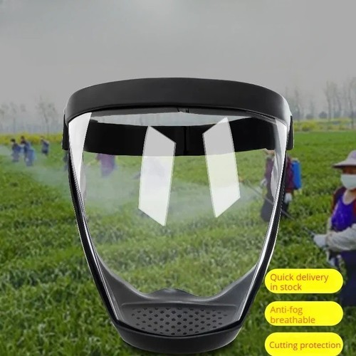 Safety face shield flip - face, up