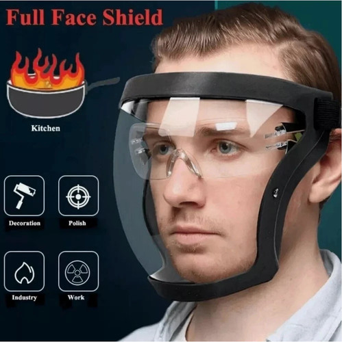 Full face shield clear visor - full,