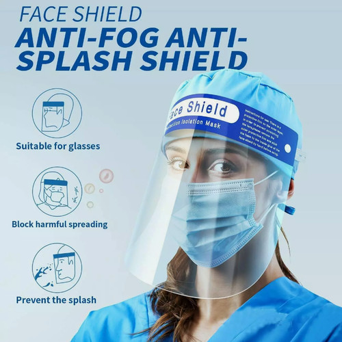 Full face shield covering - face,