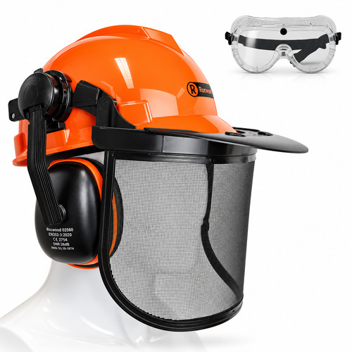 Rocwood chainsaw safety - safety, helmet